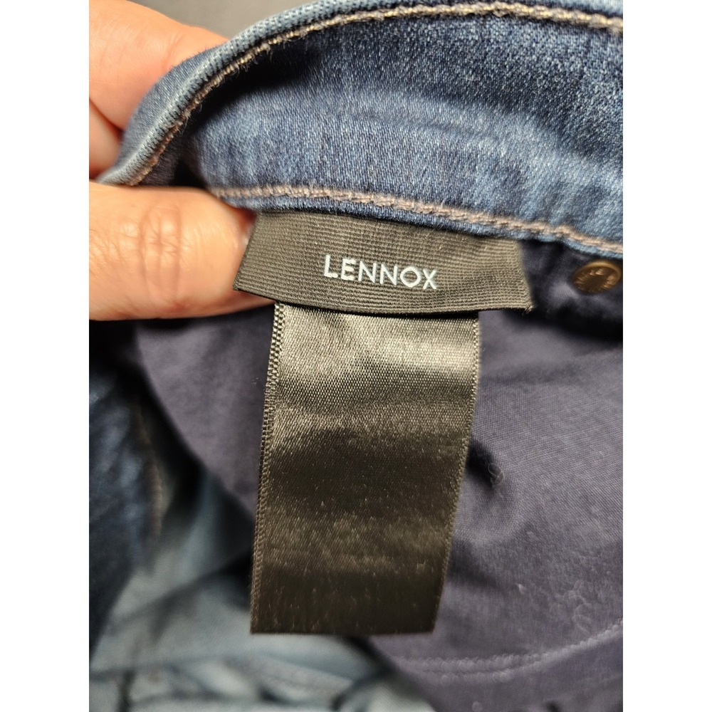 Paige Lennox Carpenter Slim Straight Stretch Jeans Mens 33 Dark Blue - Picture 3 of 10